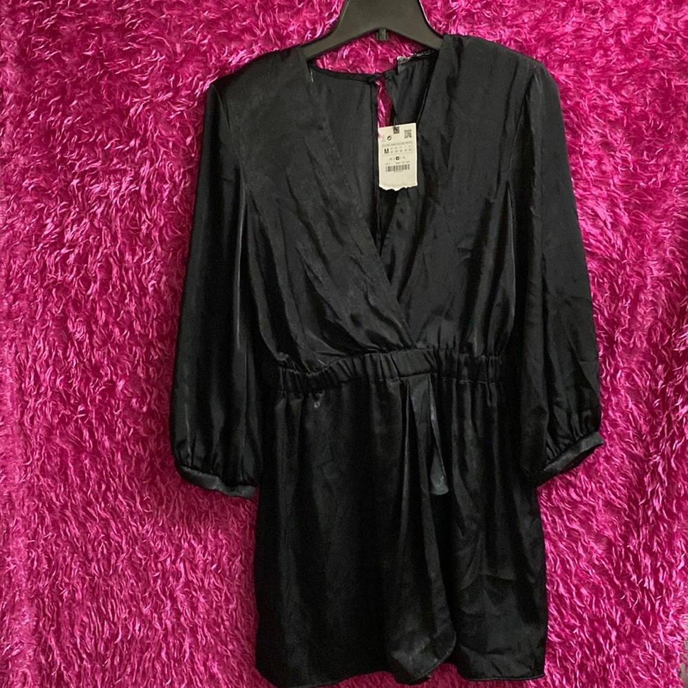 Zara medium romper black